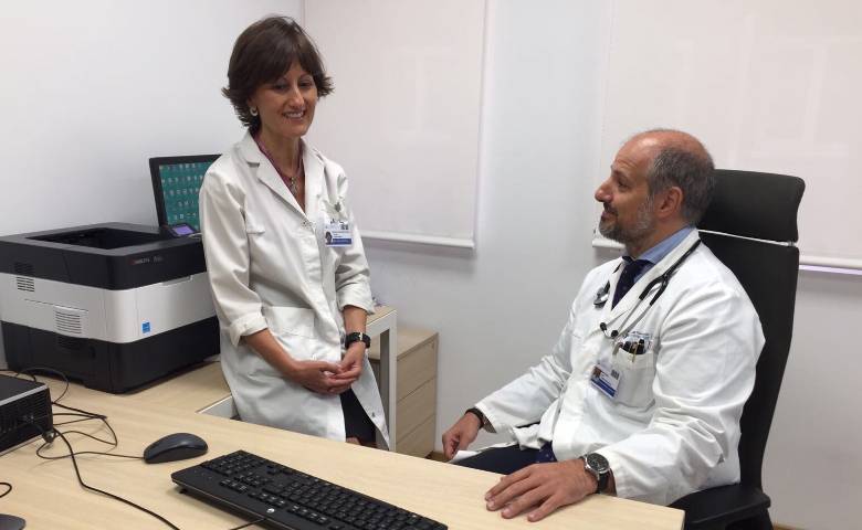 Dra Pilar Llamas y Dr Raul Cordoba