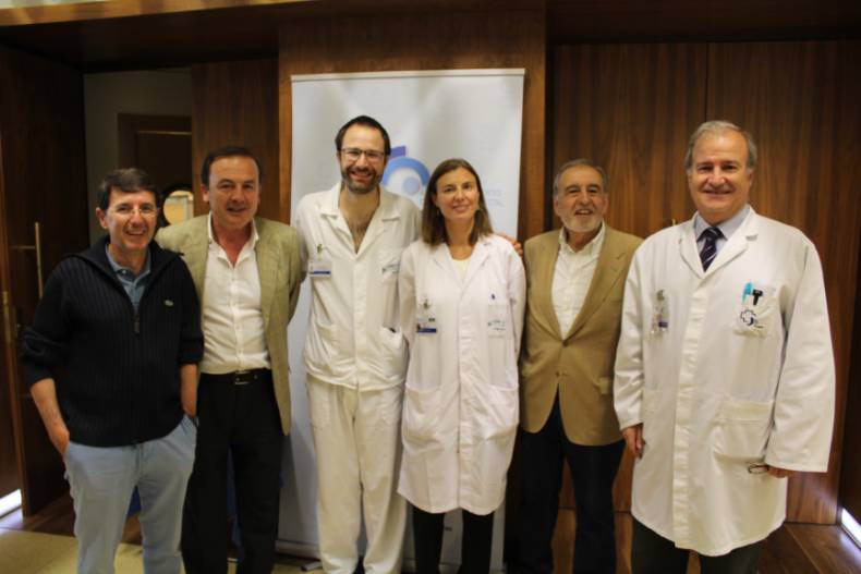 2018 07 19 Los organizadores de la Jornada Informativa sobre Cáncer Colorrectal al término de su celebración en la FJD